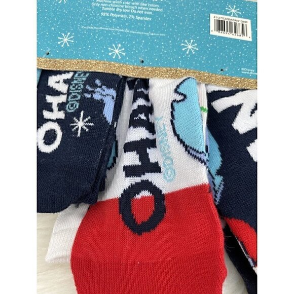 NEW Disney Lilo & Stitch Family Fun Socks Men Women Kid Toddler 4-Pack Crew Sock - Picture 13 of 14